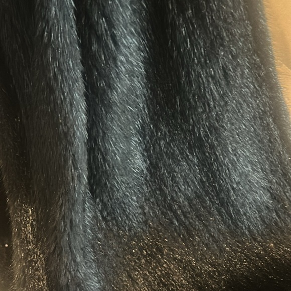 Mink fur wrap with rhinestones.  One of a kind stunning wrap. No tags. - Picture 10 of 10